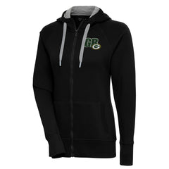 Green Bay Packers Antigua Women's Victory Full-Zip Hoodie | NFL Outlet