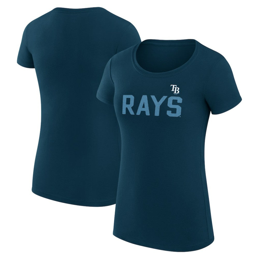 Tampa Bay Rays G-III 4Her by Carl Banks Women's Super-Slim Fit Lightweight Dot Print T-Shirt - MLB T-shirts