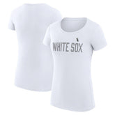 Chicago White Sox G-III 4Her by Carl Banks Women's Super-Slim Fit Lightweight Dot Print T-Shirt - MLB T-shirts
