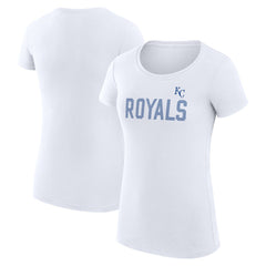 Kansas City Royals G-III 4Her by Carl Banks Women's Super-Slim Fit Lightweight Dot Print T-Shirt - MLB T-shirts