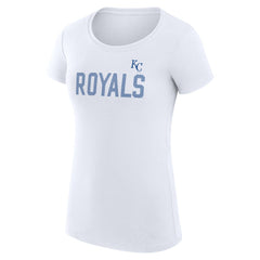 Kansas City Royals G-III 4Her by Carl Banks Women's Super-Slim Fit Lightweight Dot Print T-Shirt - MLB T-shirts