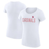 St. Louis Cardinals G-III 4Her by Carl Banks Women's Super-Slim Fit Lightweight Dot Print T-Shirt - MLB T-shirts