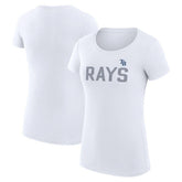 Tampa Bay Rays G-III 4Her by Carl Banks Women's Super-Slim Fit Lightweight Dot Print T-Shirt - MLB T-shirts