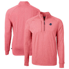 Miami Dolphins Cutter & Buck Big & Tall Adapt Eco Knit Quarter-Zip Pullover Top | NFL Online