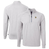 Minnesota Vikings Cutter & Buck Big & Tall Adapt Eco Knit Quarter-Zip Pullover Top | NFL On sale