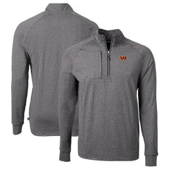 Washington Commanders Cutter & Buck Big & Tall Adapt Eco Knit Quarter-Zip Pullover Top | NFL Outlet