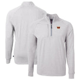 Washington Commanders Cutter & Buck Big & Tall Adapt Eco Knit Quarter-Zip Pullover Top | NFL On sale