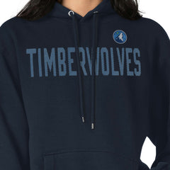 Navy Minnesota Timberwolves G-III 4Her by Carl Banks Women's Dot Print Pullover Hoodie | NBA