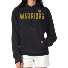 Black Golden State Warriors G-III 4Her by Carl Banks Women's Dot Print Pullover Hoodie sale | NBA