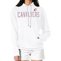 White Cleveland Cavaliers G-III 4Her by Carl Banks Women's Dot Print Pullover Hoodie sale | NBA