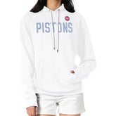 White Detroit Pistons G-III 4Her by Carl Banks Women's Dot Print Pullover Hoodie sale | NBA