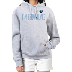 Heather Gray Minnesota Timberwolves G-III 4Her by Carl Banks Women's Dot Print Pullover Hoodie | NBA