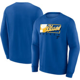 St. Louis Blues Fanatics Focus Fleece Pullover Sweatshirt - NHL Sweatshirts