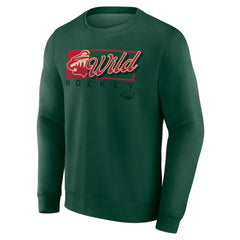 Minnesota Wild Fanatics Focus Fleece Pullover Sweatshirt - NHL Sweatshirts