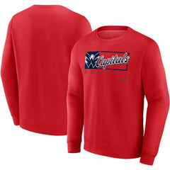 Washington Capitals Fanatics Focus Fleece Pullover Sweatshirt - NHL Sweatshirts