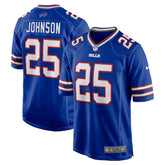 Buffalo Bills Ty Johnson Team Game Jersey | NFL Sale