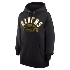 Baltimore Ravens Starter Unisex Half Ball Team Fleece Pullover Hoodie | NFL Outlet