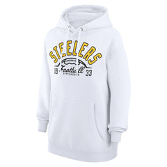 Pittsburgh Steelers Starter Unisex Half Ball Team Fleece Pullover Hoodie | NFL On sale