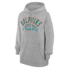 Miami Dolphins Starter Unisex Half Ball Team Fleece Pullover Hoodie | NFL Outlet