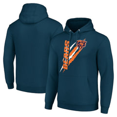 Chicago Bears Starter Unisex Color Scratch Fleece Pullover Hoodie | NFL Sale