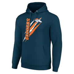 Denver Broncos Starter Unisex Color Scratch Fleece Pullover Hoodie | NFL Outlet