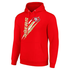 San Francisco 49ers Starter Unisex Color Scratch Fleece Pullover Hoodie | NFL On sale