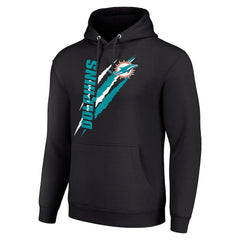 Miami Dolphins Starter Unisex Color Scratch Fleece Pullover Hoodie | NFL New