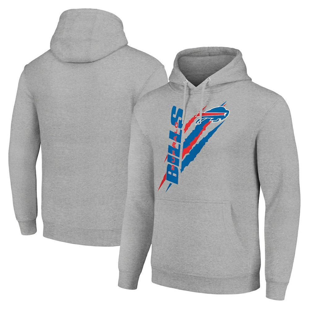 Buffalo Bills Starter Unisex Color Scratch Fleece Pullover Hoodie | NFL New