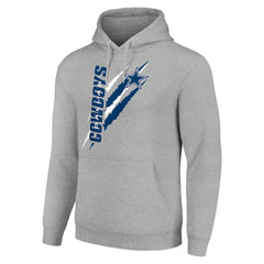 Dallas Cowboys Starter Unisex Color Scratch Fleece Pullover Hoodie | NFL US