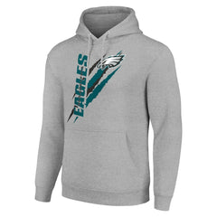 Philadelphia Eagles Starter Unisex Color Scratch Fleece Pullover Hoodie | NFL Discount