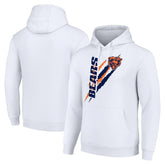 Chicago Bears Starter Unisex Color Scratch Fleece Pullover Hoodie | NFL Outlet