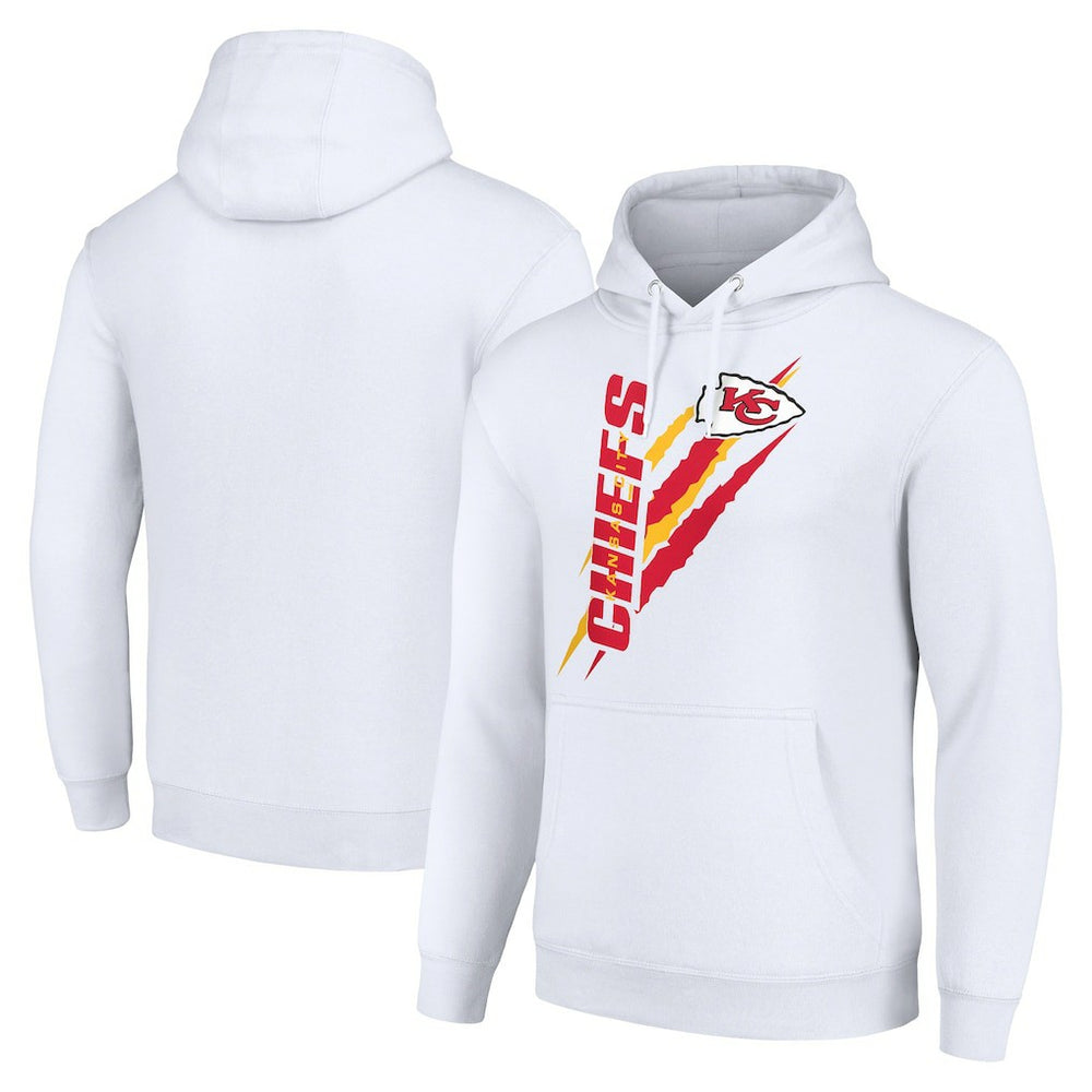 Kansas City Chiefs Starter Unisex Color Scratch Fleece Pullover Hoodie | NFL Sale