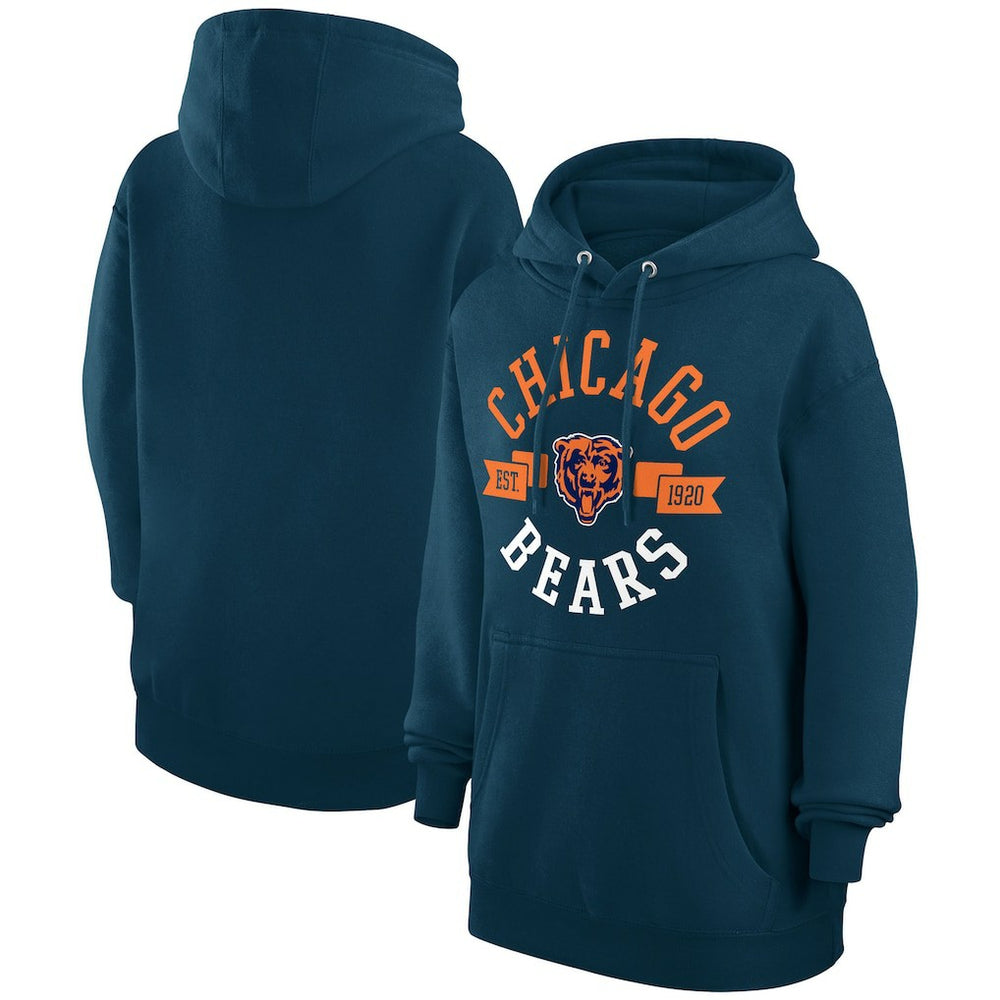 Chicago Bears G-III 4Her by Carl Banks Women's City Graphic Team Fleece Pullover Hoodie | NFL Sale