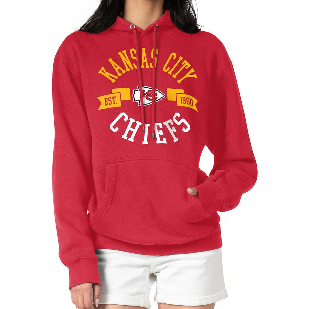 Kansas City Chiefs G-III 4Her by Carl Banks Women's City Graphic Team Fleece Pullover Hoodie | NFL Sale