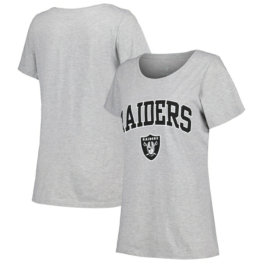 Las Vegas Raiders Women's Plus Size Arch Over Logo T-Shirt | NFL Near me