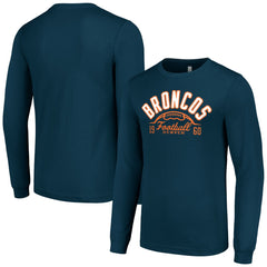 Denver Broncos Starter Half Ball Team Long Sleeve T-Shirt | NFL Sale