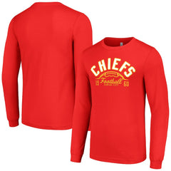 Kansas City Chiefs Starter Half Ball Team Long Sleeve T-Shirt | NFL Discount