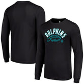 Miami Dolphins Starter Half Ball Team Long Sleeve T-Shirt | NFL On sale
