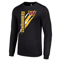 Washington Commanders Starter Color Scratch Long Sleeve T-Shirt | NFL Hot