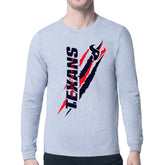 Houston Texans Starter Color Scratch Long Sleeve T-Shirt | NFL New