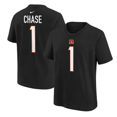 Cincinnati Bengals Ja'Marr Chase Preschool Player Name & Number T-Shirt | NFL Online