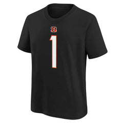 Cincinnati Bengals Ja'Marr Chase Preschool Player Name & Number T-Shirt | NFL Online