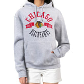 Chicago Blackhawks G-III 4Her by Carl Banks Women's City Graphic Fleece Pullover Hoodie - NHL Hoodies
