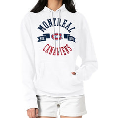 Montreal Canadiens G-III 4Her by Carl Banks Women's City Graphic Fleece Pullover Hoodie - NHL Hoodies