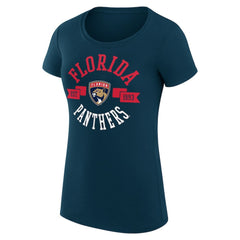 Florida Panthers G-III 4Her by Carl Banks Women's Super-Slim Fit Lightweight City Graphic Sport Crewneck T-Shirt - NHL T-shirts