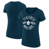 Toronto Maple Leafs G-III 4Her by Carl Banks Women's Super-Slim Fit Lightweight City Graphic Sport Crewneck T-Shirt - NHL T-shirts