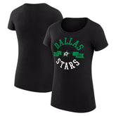 Dallas Stars G-III 4Her by Carl Banks Women's Super-Slim Fit Lightweight City Graphic Sport Crewneck T-Shirt - NHL T-shirts