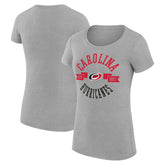 Carolina Hurricanes G-III 4Her by Carl Banks Women's Super-Slim Fit Lightweight City Graphic Sport Crewneck T-Shirt - NHL T-shirts