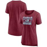 Colorado Avalanche Women's Crash the Net Tri-Blend T-Shirt - NHL T-shirts