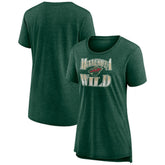 Minnesota Wild Women's Crash the Net Tri-Blend T-Shirt - NHL T-shirts